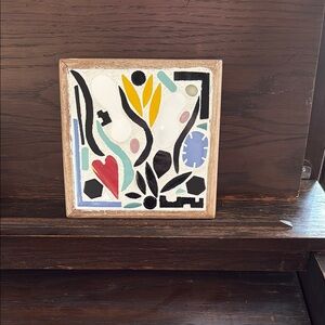 Colorful Abstract Mosaic Art Tile